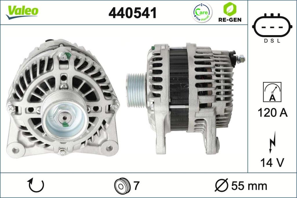 Alternateur VALEO ref. 440541