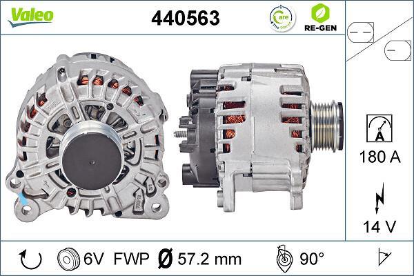 Alternador VALEO ref. 440563