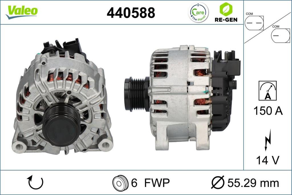 Alternateur VALEO ref. 440588