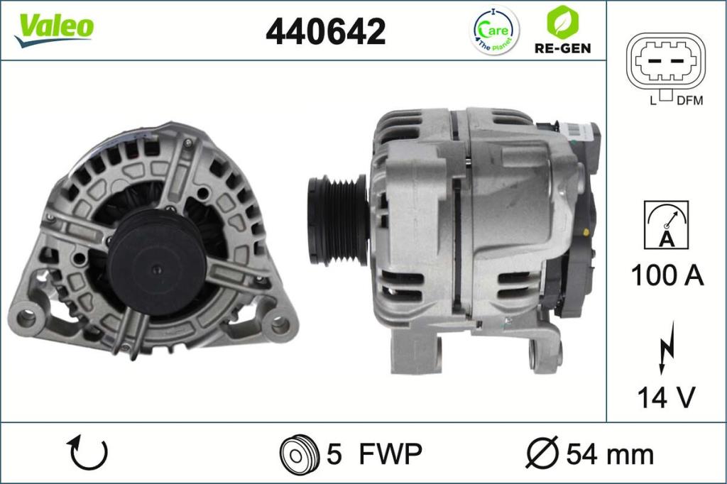Alternateur VALEO 440642