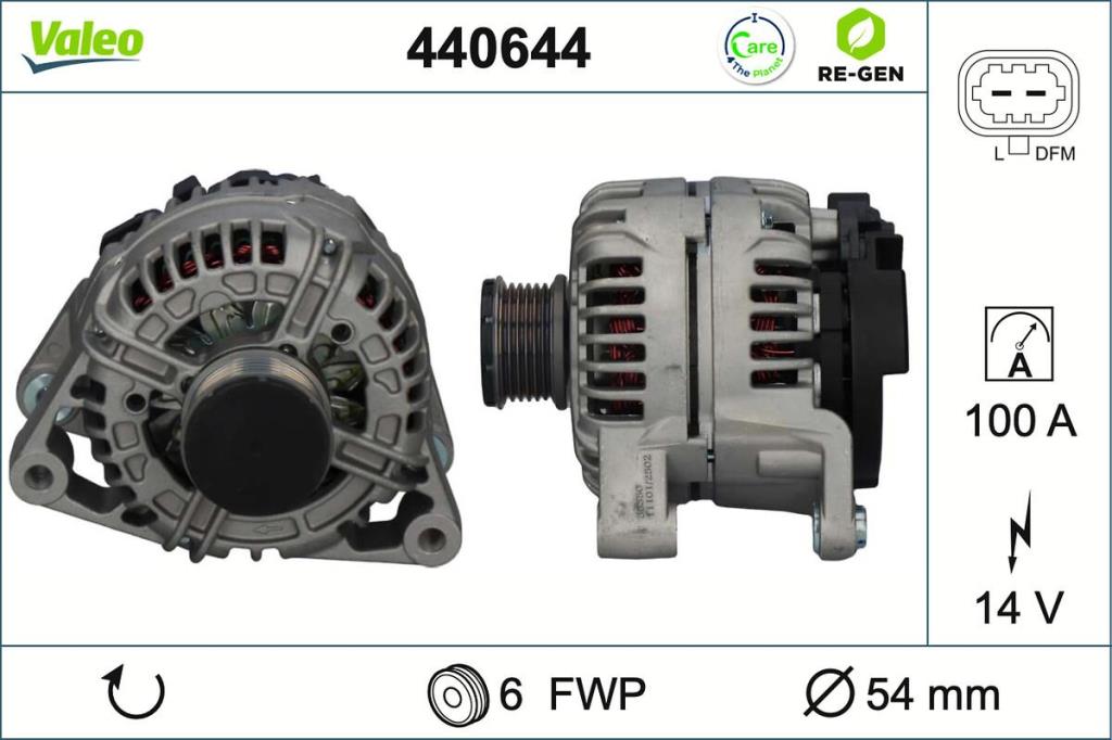 Alternateur VALEO 440644