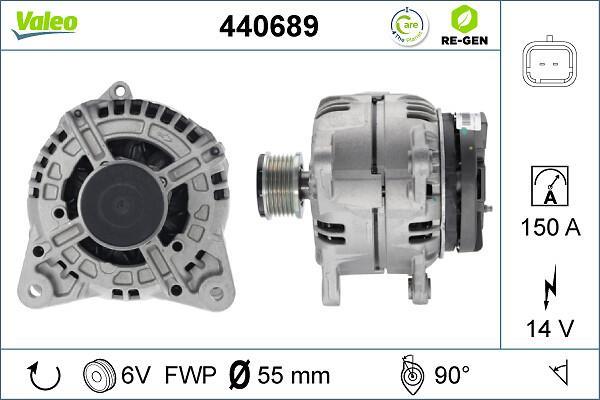 Alternateur VALEO ref. 440689