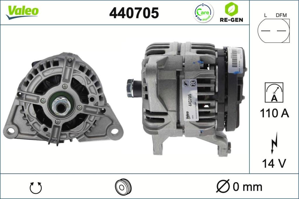 Alternateur VALEO 440705