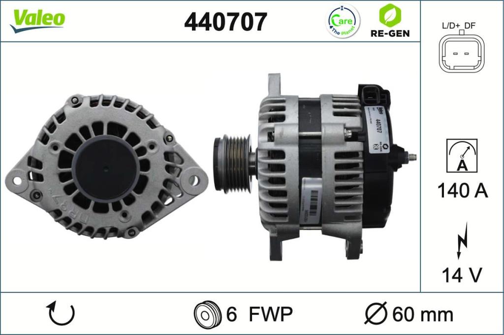 Alternateur VALEO 440707