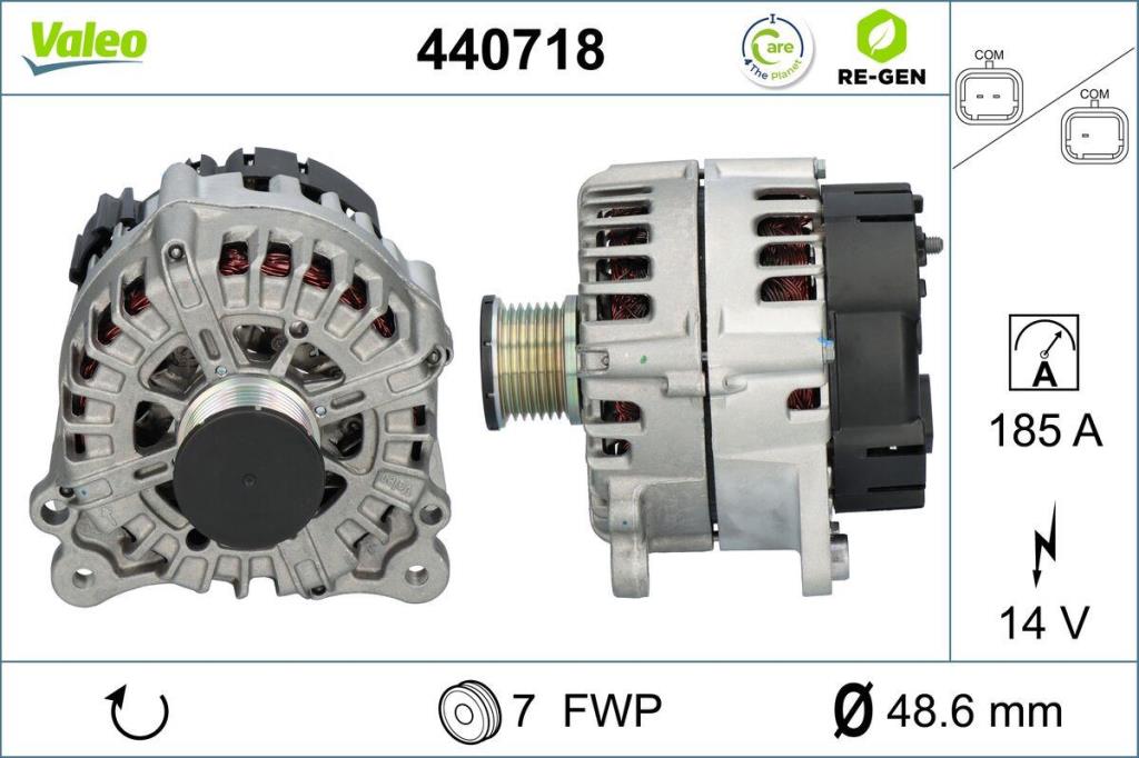 Alternateur VALEO ref. 440718