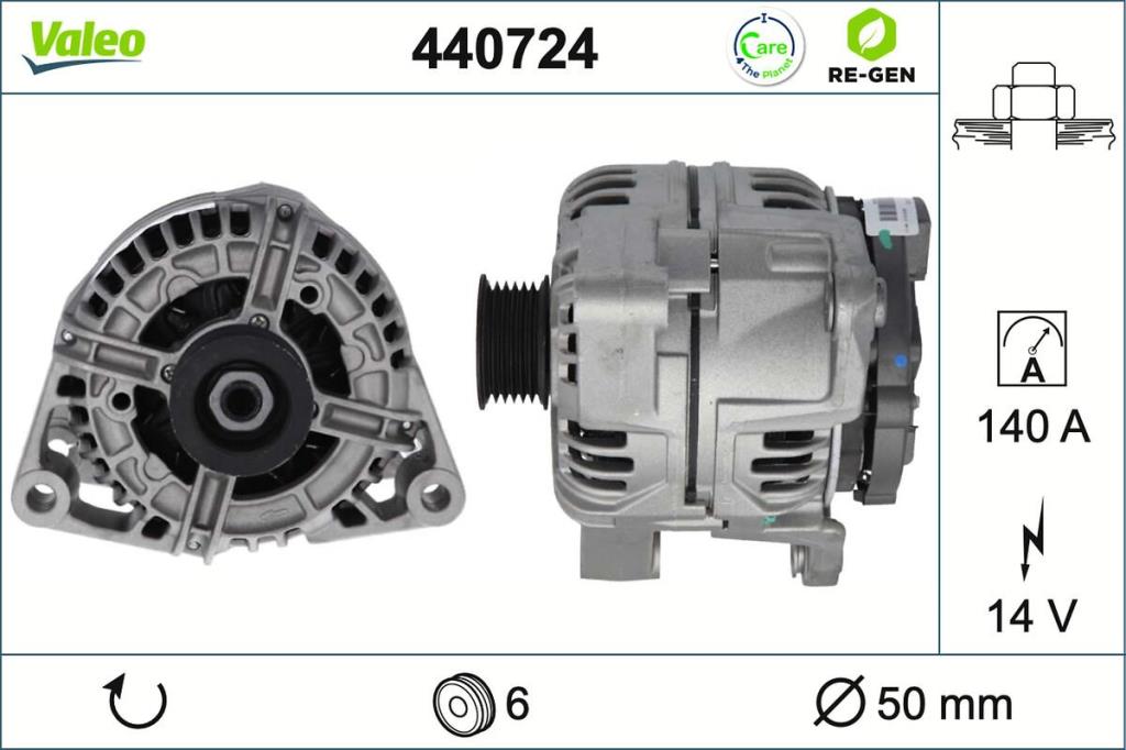 Alternateur VALEO 440724