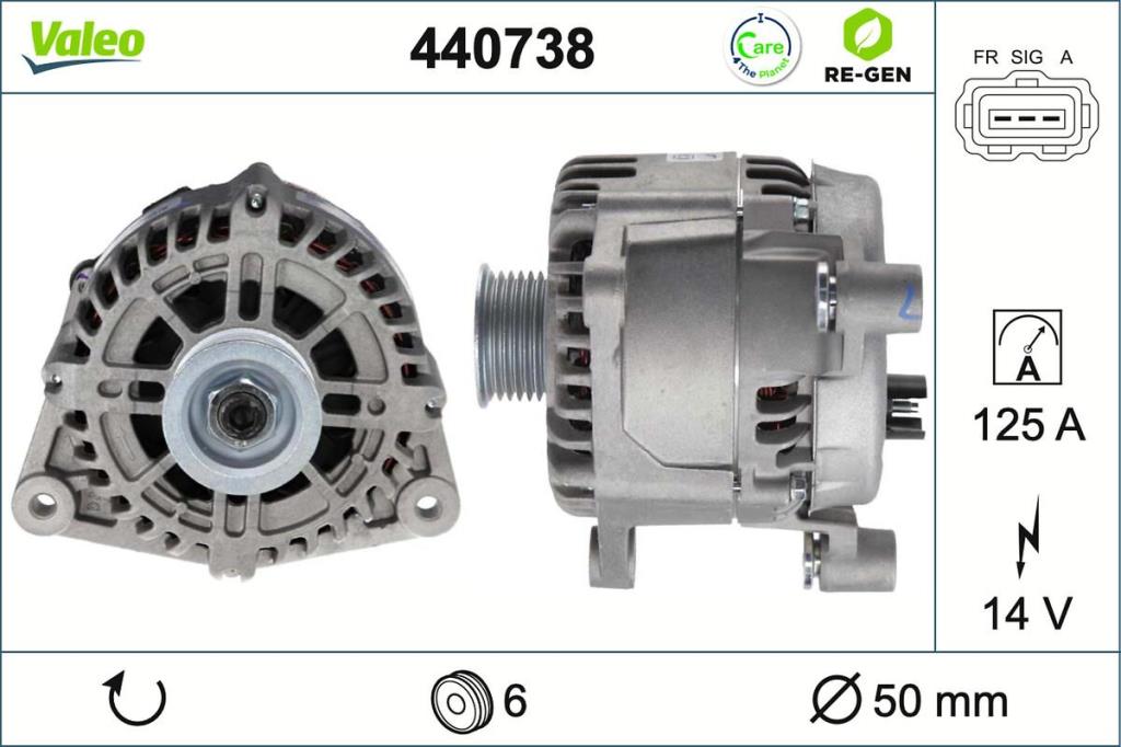 Alternateur VALEO 440738