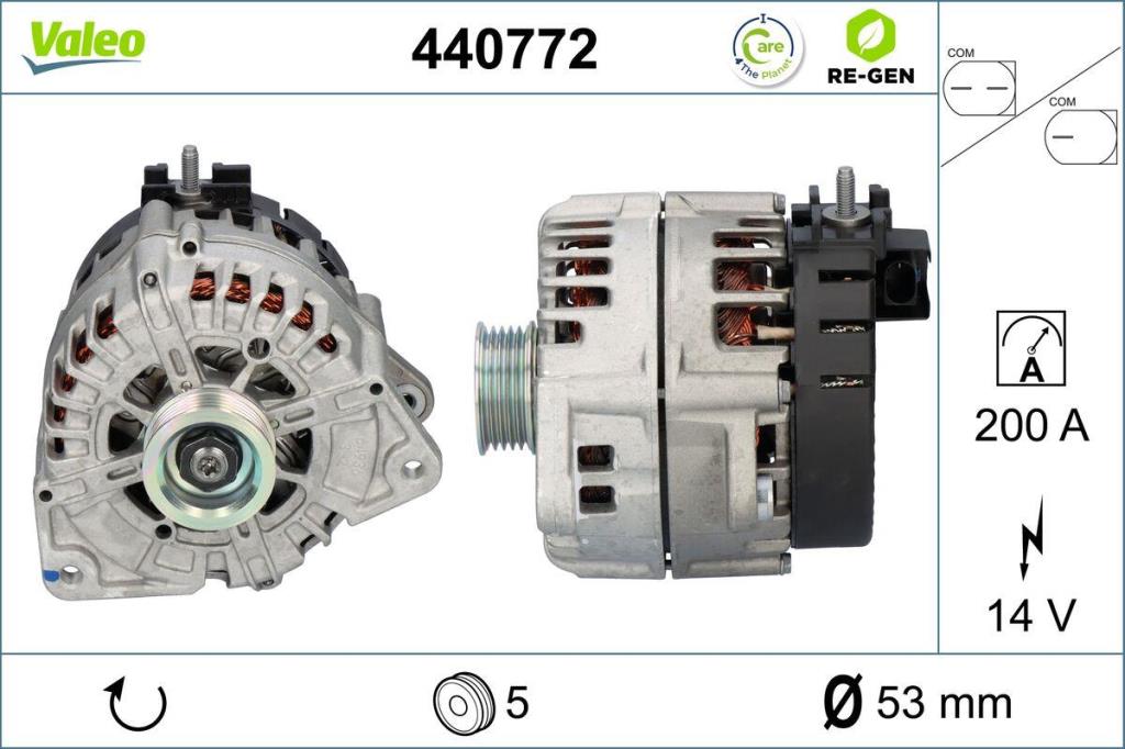Alternateur VALEO ref. 440772