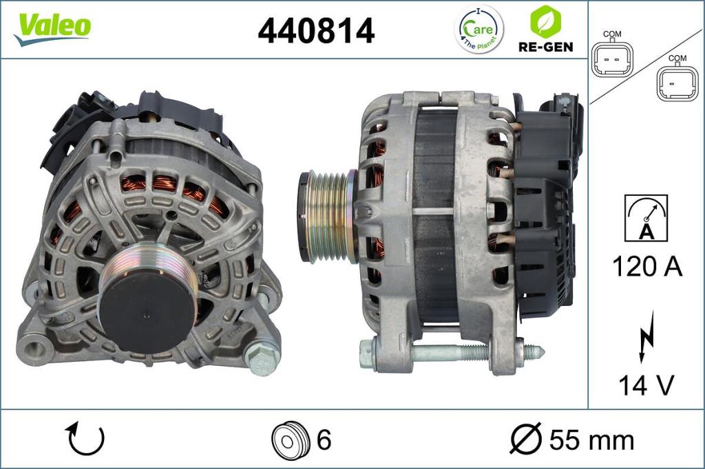 Alternateur VALEO ref. 440814