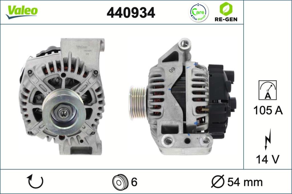 Alternateur VALEO 440934