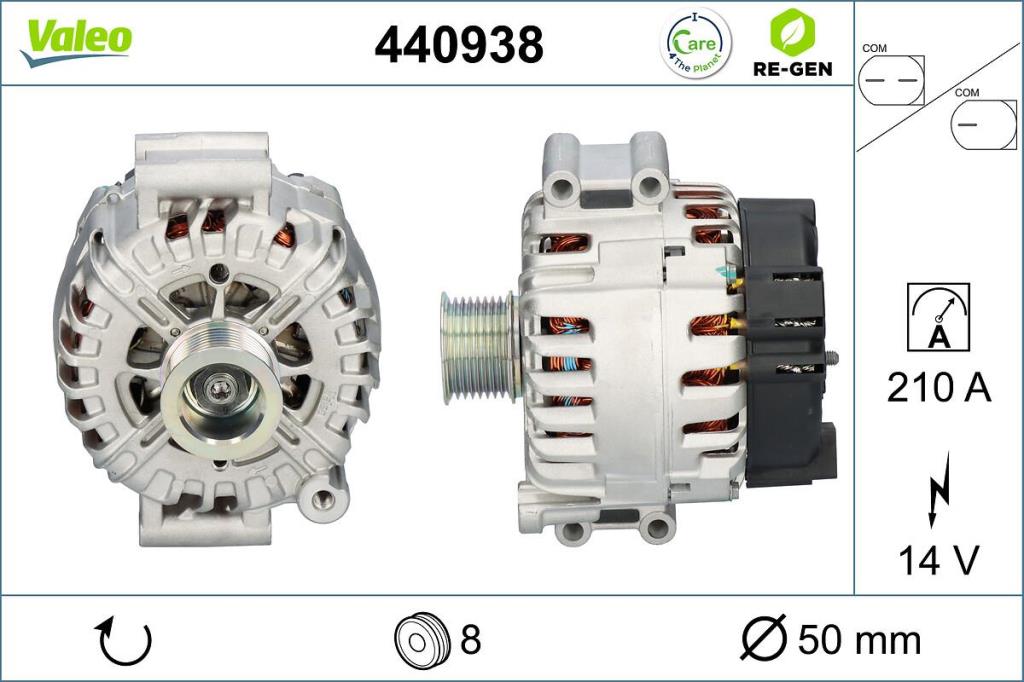 Alternador VALEO 440938