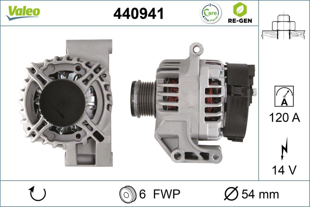 Alternador VALEO 440941
