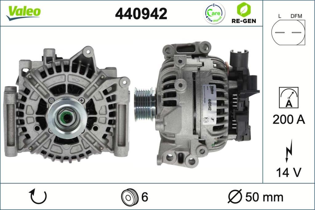 Alternateur VALEO 440942