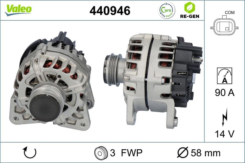 Alternateur VALEO 440946