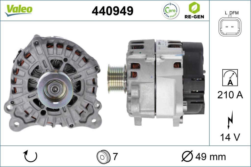 Alternateur VALEO 440949