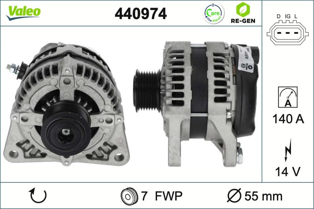 Alternador VALEO 440974