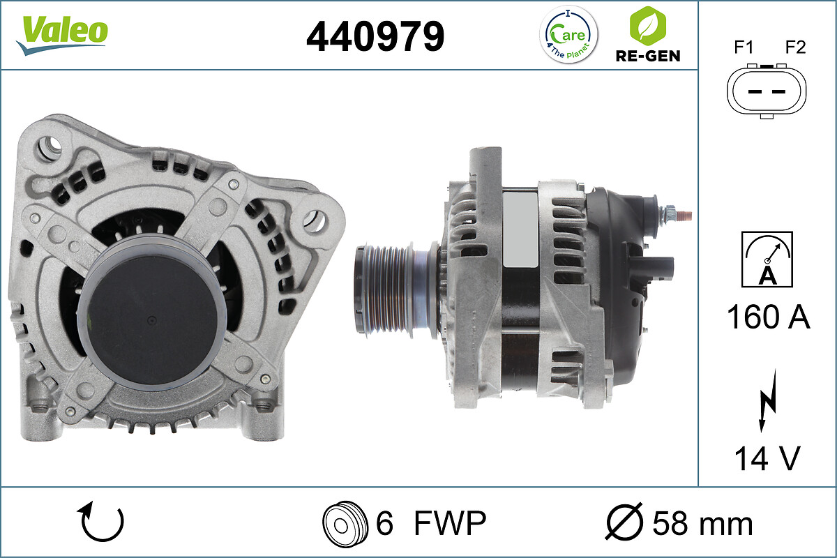Alternador VALEO ref. 440979