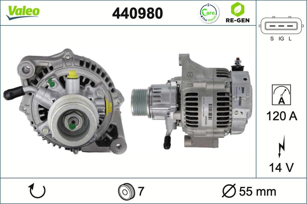 Alternateur VALEO 440980