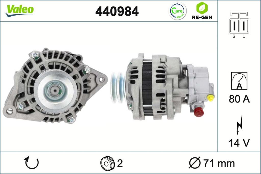 Alternateur VALEO 440984