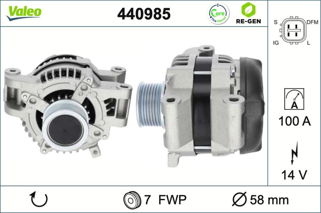 Alternateur VALEO 440985