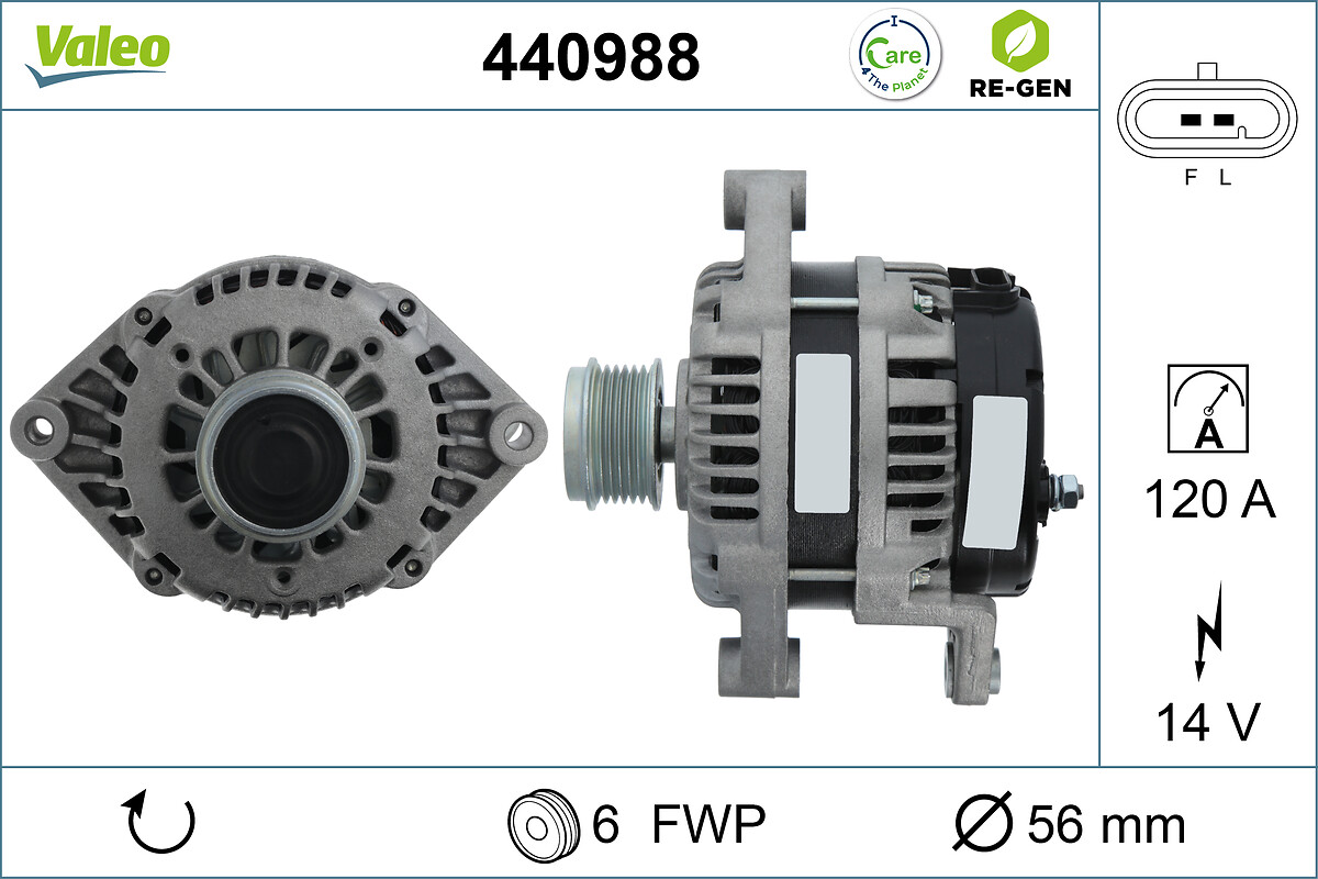 Alternateur VALEO ref. 440988