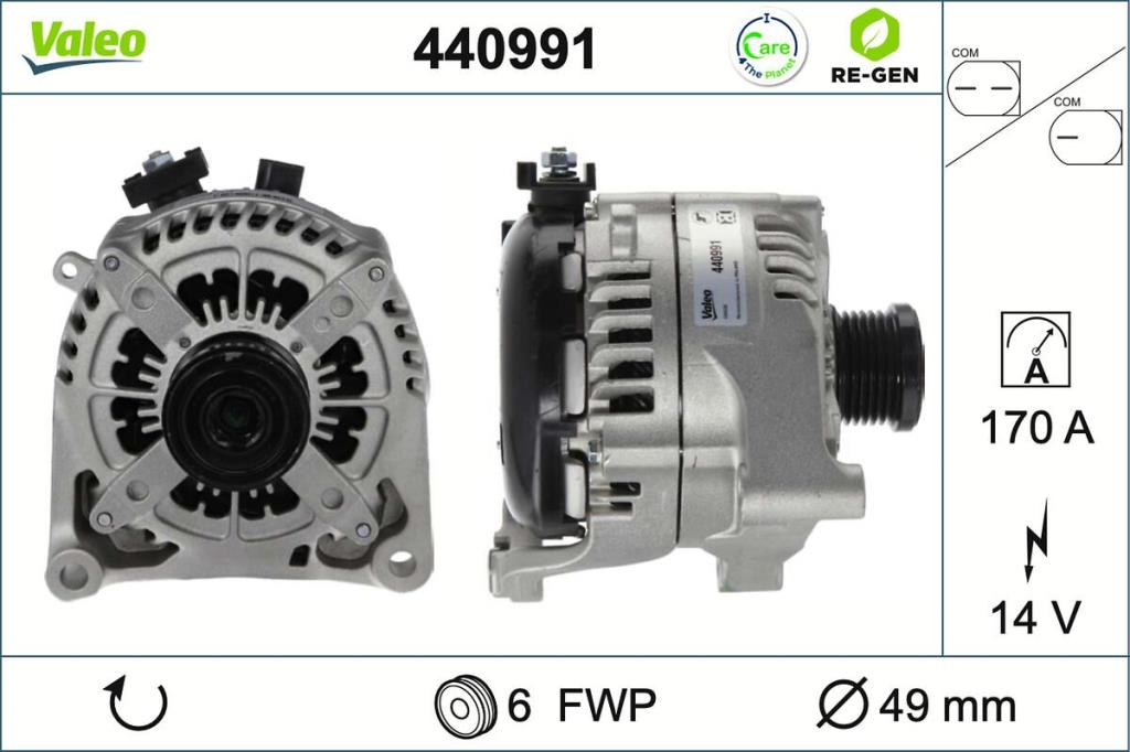 Alternateur VALEO 440991