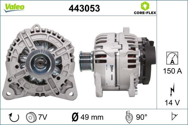 Alternateur VALEO ref. 443053