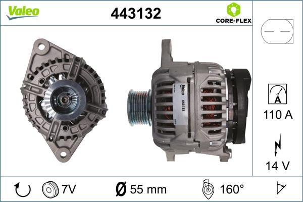 Alternateur VALEO ref. 443132