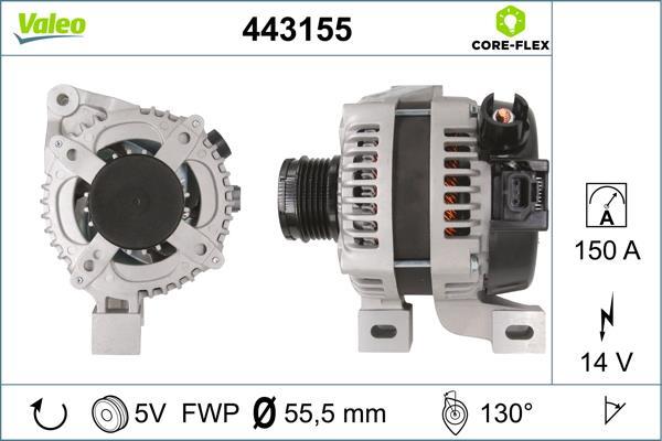 Alternateur VALEO ref. 443155