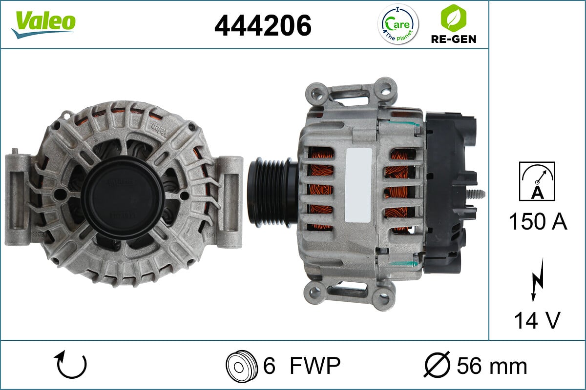 Alternador VALEO ref. 444206