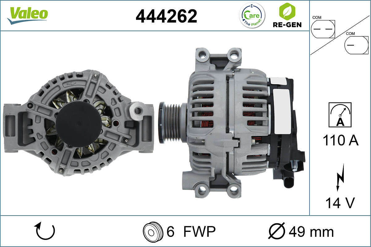 Alternateur VALEO ref. 444262