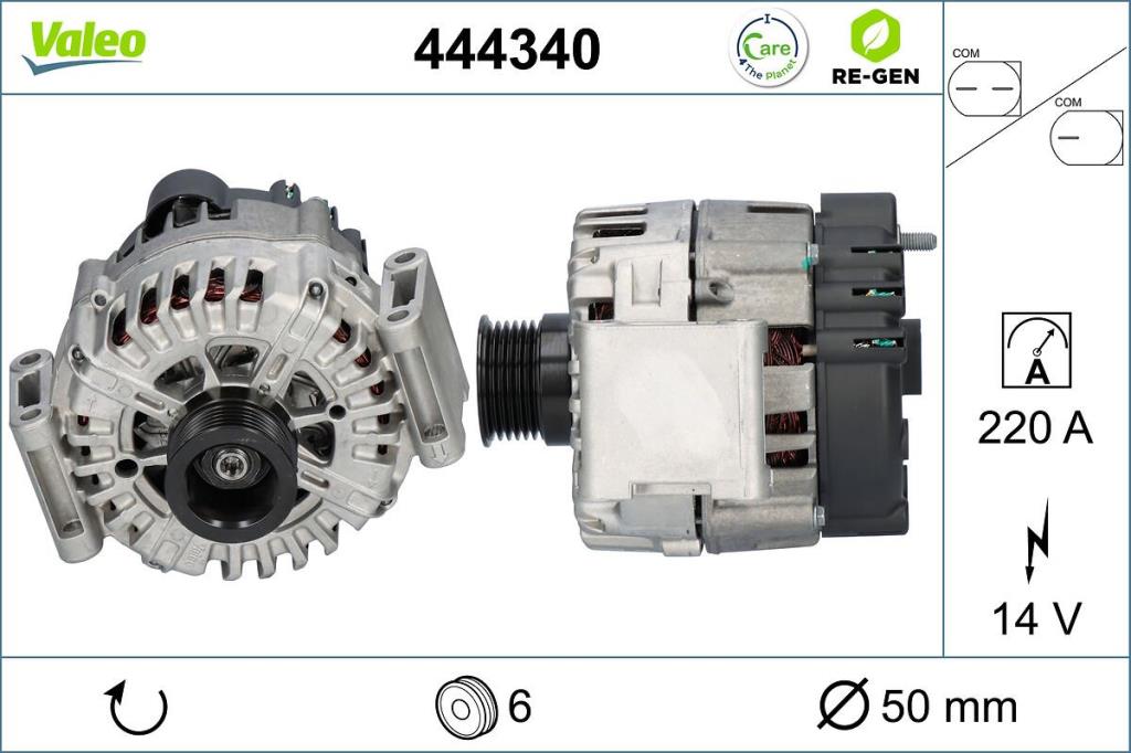 Alternateur VALEO 444340
