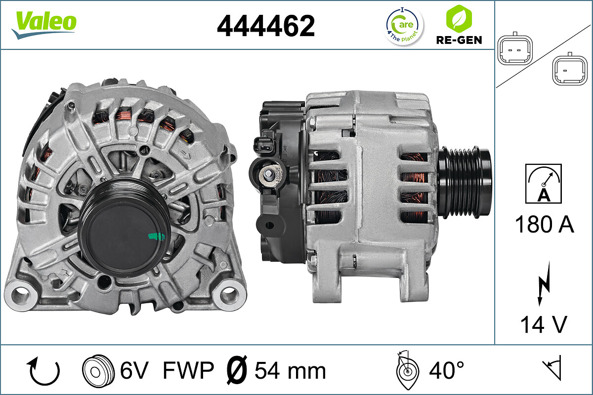 Alternador VALEO ref. 444462