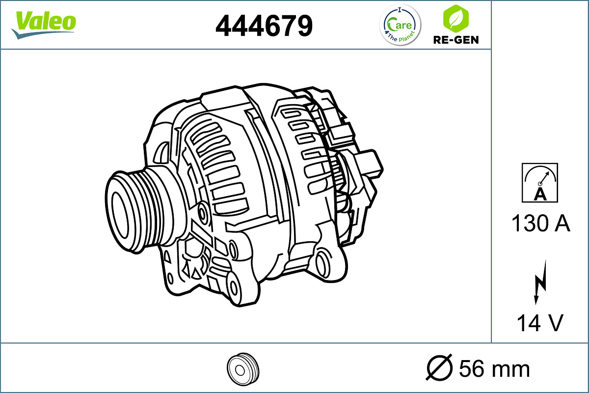 Alternateur VALEO ref. 444679