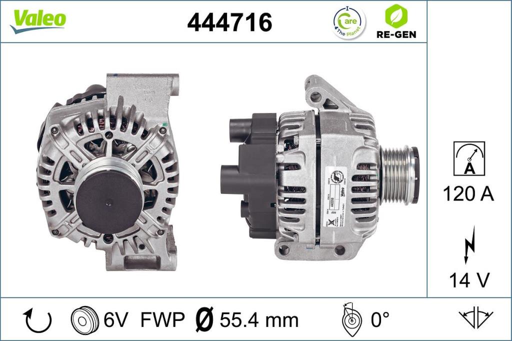Alternateur VALEO 444716