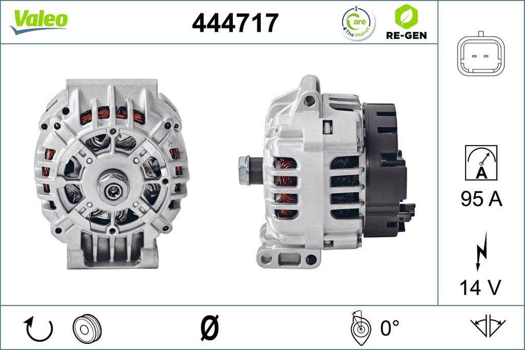 Alternateur VALEO ref. 444717