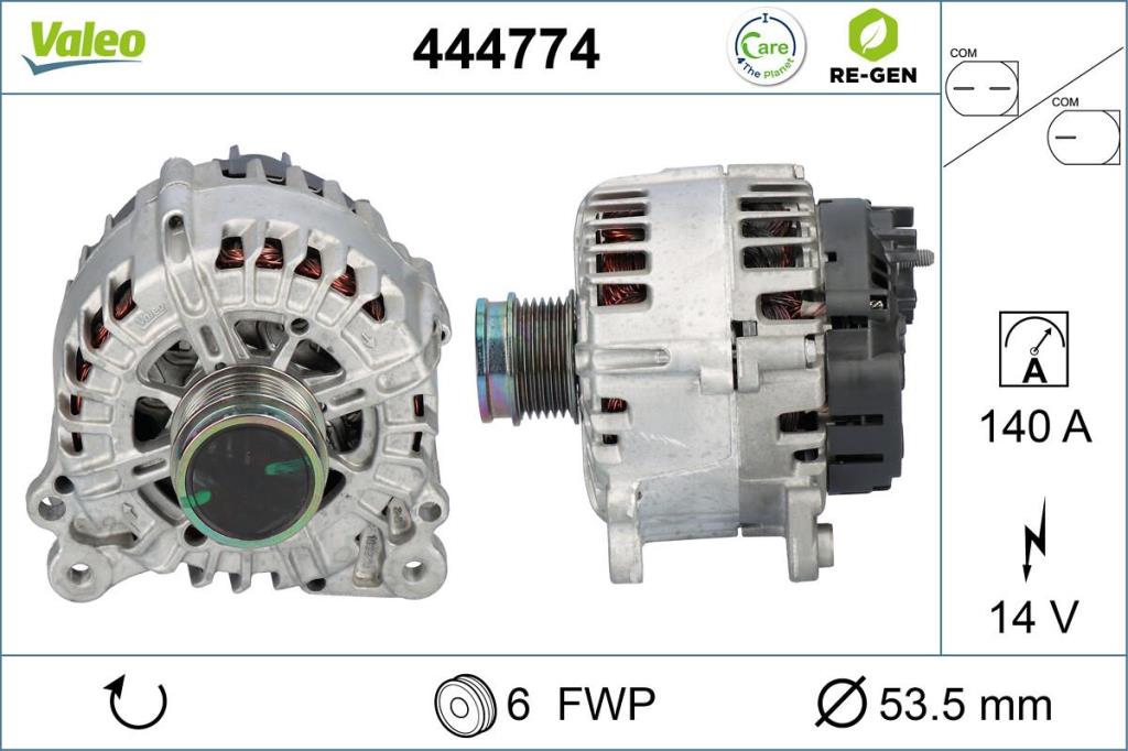 Alternador VALEO ref. 444774