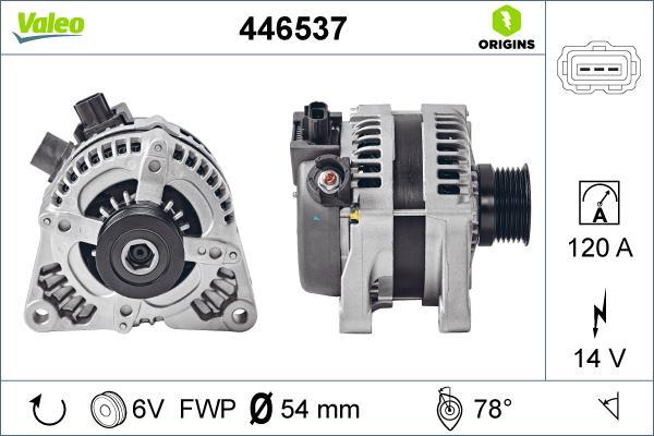 Alternateur VALEO 446537