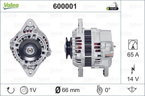 Alternateur VALEO 600001