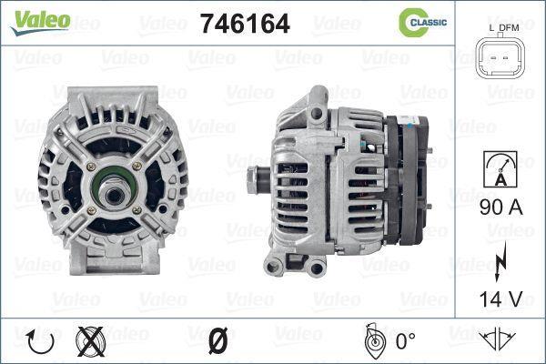 Alternador VALEO ref. 746164