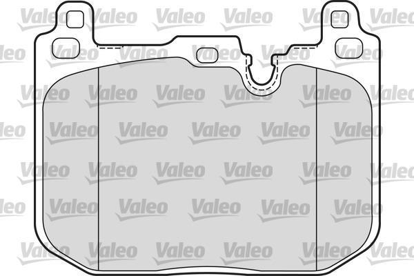 Jogo de 4 pastilhas de travão VALEO 601679