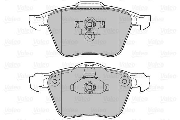 Jeu de 4 plaquettes de frein VALEO ref. 601030