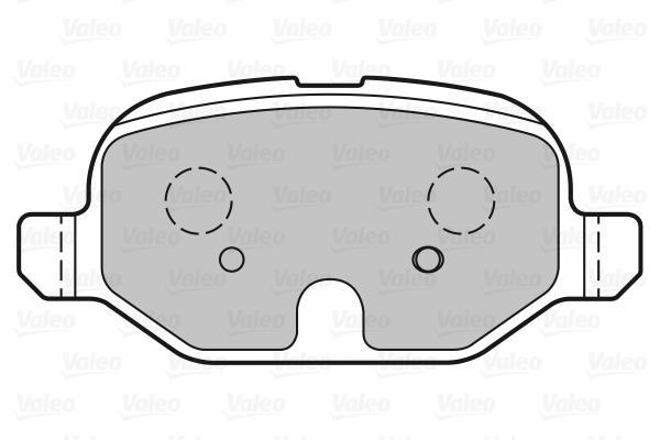 Jogo de 4 pastilhas de travão VALEO ref. 601327