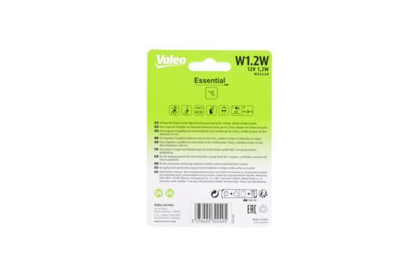 Lámpara, luz adicional de freno VALEO W1,2W - ref. 032240