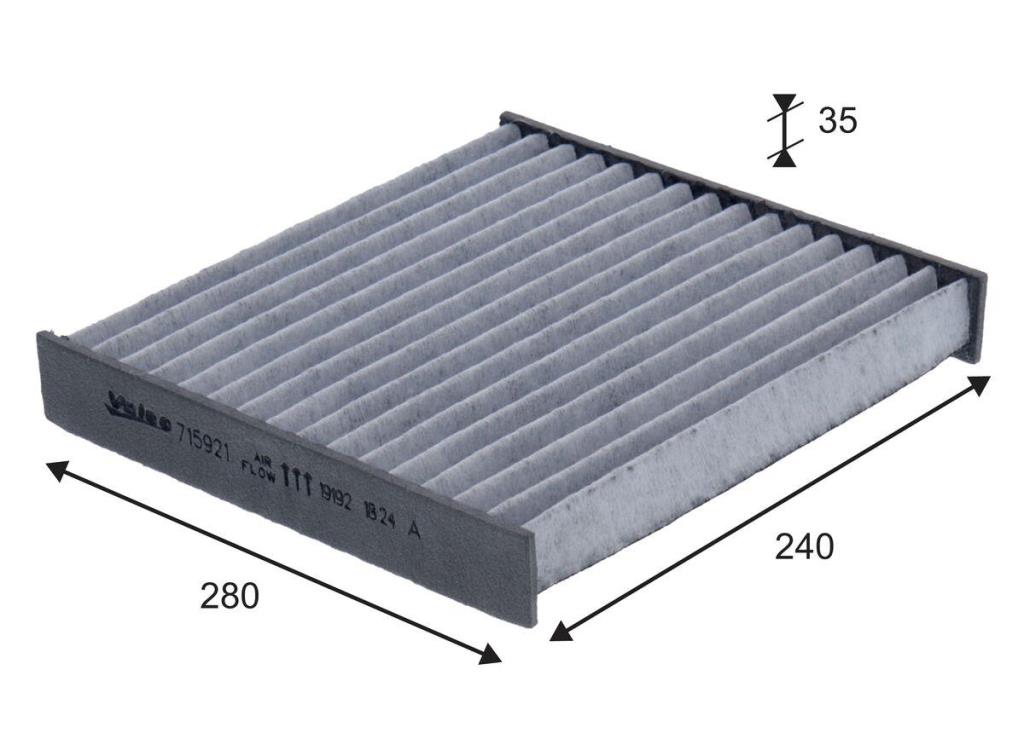 Filtre d'habitacle (Filtre à pollen) VALEO  ref. 715921