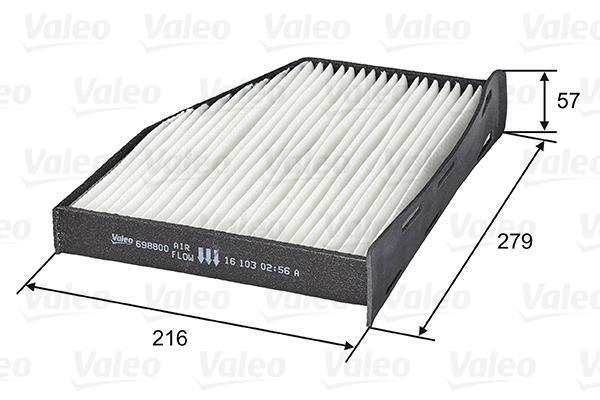Filtre d'habitacle (Filtre à pollen) VALEO ref. 698800
