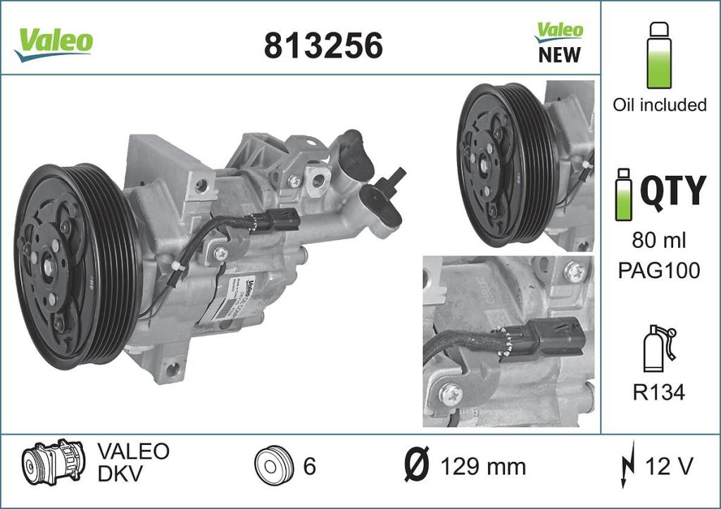 Compressor de climatização VALEO ref. 813256