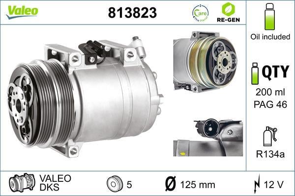 Compresseur, climatisation VALEO ref. 813823