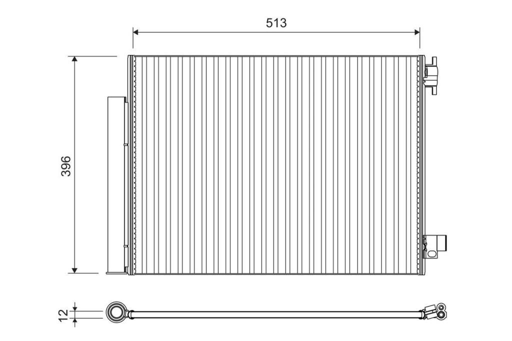 Condensador de climatização VALEO ref. 814373