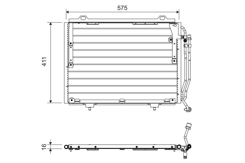 Condenseur, climatisation (Radiateur de climatisation) VALEO ref. 817563